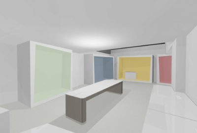 Interior design project, retail projects